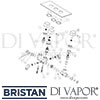 Bristan Recessed Shower Valve Two Stopcocks Spare Parts